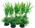 Smoothedo-Pets Aquarium Plants Fish Tank Decorations 4inch/10pcs Set Plastic Artificial Plant Goldfish Waterscape Fish Hides for Small Fish Tank/B...