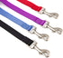 Dog Collar and Leash Set, Nylon Collar and Leash for Dogs Classic Solid Colors for Small Medium Large Dogs (Blue, Medium, Collar 14-20", 3/4")...