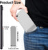 Ultra-Thin Cell Phone Holder, Adjustable Mini Alloy Phone Kickstand Portable Foldable Phone Stand Adjustable Angle for Mobile Phone Tablet Univers...