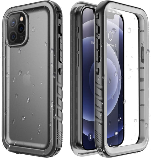 SPORTLINK Compatible with iPhone 12 Pro Max Waterproof Shockproof Case - Full Body Heavy Duty Underwater Dustproof Rugged 360 Protective Military ...