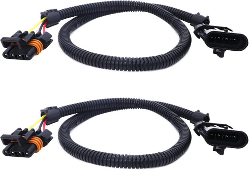 HiSport 4 Pin 4-Way 4 Wire Connector 24" Harness 2 PCS for O2 Sensor Compatible with Camaro Firebird Corvette Ls1 Ls6 Lt4 O2...