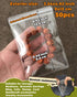 50PCS PVC Jewelry Pouches Clear Zipper Bags Anti Oxidizing Earrings Storage Bags for Storage Jewelry Packing Bags...