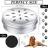 Oudain 12 Pack Dog Scent Work Tins, Dog Scent Training Box, Dog Nose Metal Container with 12 Magnetic Dots, Dog Scent Training Kit Smell Training ...