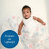 Swaddle Blanket 100% Cotton, Muslin Swaddle Blankets Suitable for 4th of July Baby Outfit, Soft Baby Swaddle Blanket 47 x 47 inches, Baby Essentia...