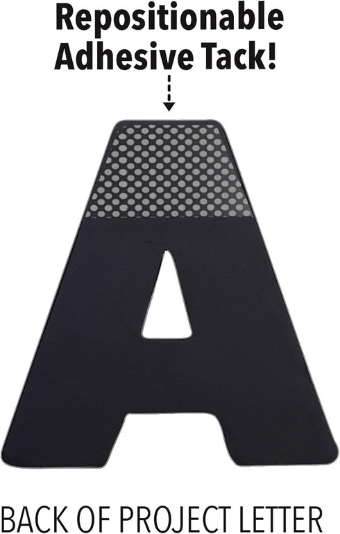 ArtSkills Poster Letters 4” Paper Letters for Poster Board Projects, Classroom Bulletin Boards, Sign Making Supplies, Black/White, 190 Pieces...