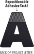 ArtSkills Poster Letters 4” Paper Letters for Poster Board Projects, Classroom Bulletin Boards, Sign Making Supplies, Black/White, 190 Pieces...