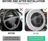 Ziciner 50 PCS Disposable Steering Wheel Cover, Universal Non-Woven Car Steering Wheel Protectors with Elastic Trims, Perfect for Automotive Servi...