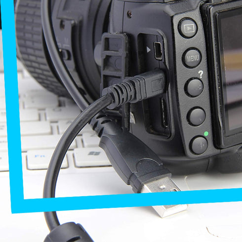 Replacement USB Camera Transfer Data Charging Cable Cord for Sony Cybershot Cyber-Shot DSCH200, DSCH300, DSCW370, DSCW800, DSCW830, DSC-H200, DSC-...