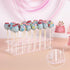 ANDGOO 2-Pack Cake Pop Stand, 21 Holes Lollipop Holder Clear Acrylic Cake Pop Display Stand for Weddings Birthday Parties Candy Decorative Graduat...