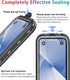 for iPhone 13 Case Waterproof Shockproof Dustproof Full-Body Sturdy with Camera Lens Protector and Built-in Screen Protector,Underwater Full Seale...