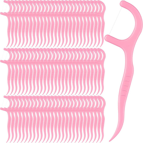 200 Count Dental Floss Picks Bulk Non Breakable Dental Floss Flossers for Adults Tooth Picks Flossers Teeth Cleaning Dental Floss Flossers for Fam...