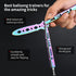 Practice Tool with Cool Color Design, Full Stainless Steel, Set of 3 Color (black&silver&colorful)...