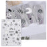 JMEOWIO 3D Embossed Moon Star Sun Nail Art Stickers Decals Self-Adhesive Pegatinas Uñas 5D Black White Heart Nail Supplies Nail Art Design Decorat...