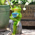 Garden Frog Statue Decoration Adorable Frog Holding Coffee Sculpture for Perfect Yard Ornament Fairy Garden Decor Resin Sculpture Cute Giftfor You...