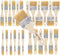 Bates- Chip Paint Brushes, Assorted Sizes, 24 Pack, Natural Bristle Painting Brushes, Paint Brushes Set, Chip Brush, Painting Brush, Wood Stain Br...