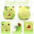 Avocado Cow Plush Pillow Toy, 8Inch Adorable Cow Stuffed Animals Soft Cow Plushie Toys, Avocado Pillow Kawaii Cow Stuff Home Decoration Christmas ...