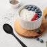 2 PCS Silicone Serving Spoons for Cooking, 7.8 Inch Soup Spoons and Slotted Spoons Set Mixing Spoon Nonstick Silicone Kitchen Cooking Utensils Sma...
