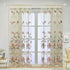 Luxury Embroidered Sheer Curtain for Living Room 84 inch Length Custom Romantic Elegant Luxurious Delicate Embroidery Drape Window Dressing Sheer ...