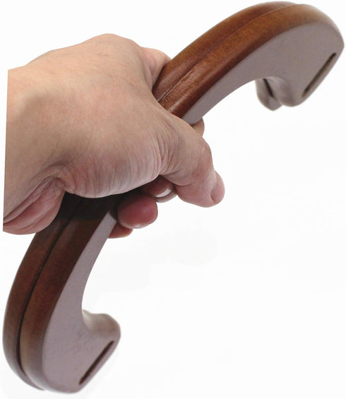 Model Worker 4PCS MDF U-Shaped Handles Replacement for Handmade Bag Handbags Purse Handles (Brown)...