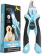 Fida Dog Nail Clippers with LED Light, Dog &Cat Nail Trimmer with Safety Guard & Nail File, Razor Sharp Blades, Pet Nail Trimmer/Clipper with Comf...