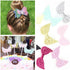 30 Pack Angel Wings Appliques Sew on Patches Trim for Hair Accessories Cake Topper Scrapbook Dollies Embellishment DIY Craft Supplies (White)...