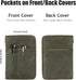 Field Notes Notebook Cover for 6.7 X 9.8 Inch with A5 Journal Cover Notebook Zipper Pocket Planner for Pen Holder,Water Resistant Cover Notebooks ...