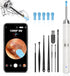 Ear Wax Removal, Ear Cleaner with Camera and Light, Ear Wax Removal Kit with 1296P Otoscope, Ear Cleaning Tool with 6 Ear Spoon, Ear Camera for iP...