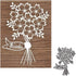 SunnyKids Flower Decoration Metal Cutting Die Cuts, Flower Decoration Stencils DIY Crafts Cards Cutting Dies Cuts for DIY Embossing Card Making Ph...