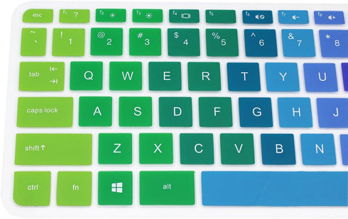 YYubao Silicone Keyboard Skin Compatible with 14" HP Pavilion 14-ab 14-ac 14-ad 14-an, HP Stream 14-ax, HP Envy 14-j0 Series, 14-ab010 14-ab166us ...