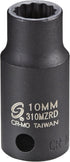 Sunex 310MZRD 3/8-Inch Drive 10mm 12-Point Semi-Deep Impact Socket...
