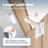 Upgraded Invisible Baby Proofing Cabinet Latch Locks (10 Pack) - No Drilling or Tools Required for Installation, Works with Most Cabinets and Draw...