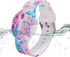 Waterproof AirTag Bracelet for Kids, Soft Silicone Air Tag Hidden Holder Case Compatible with Apple Airtag, Adjustable Anti-Lost Printed Strap Gps...