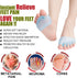 Toe Separators, (3 Pairs, Blue)Toe Spacers, With Soft & Breathable Metatarsal Pads, For Straighten Overlapping Toes, Realign Crooked Toes, Hammer ...
