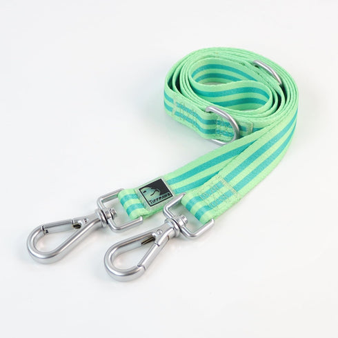 Striped Puppy Dog Leash Personalize Double Leash for Two Dogs for Dog Training Easy Cute Hands Free Leash Dog Leash for Small Dogs Leash for Mediu...