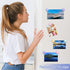 Qualsen Fridge Magnets, 100pcs Refrigerator Magnets, Small Magnets for Whiteboard Magnets, Mini Cute Magnets for Fridge Magnet, Locker, White Boar...