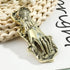 Vintage Lady's Hand Shaped Book Clip Gold Metal Paper Clip Document Storage Metal Clip Journal File Clip for Office School Home DIY Use (Antique B...
