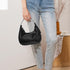 Didida Y2K Moon Bag Women's Crescent Shoulder Bag Retro Handbags Top Handle Patent Leather Cute Small Underarm Bag...