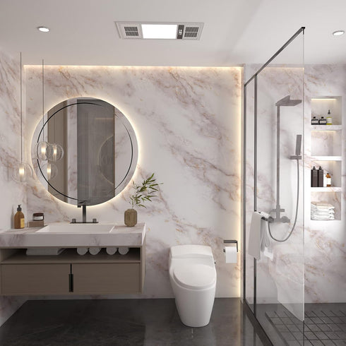 Marble Contact Paper for Countertops Marble Wall Paper Matte Peel and Stick Wallpaper Removable Self Adhesive Granite Vinyl Film Waterproof Roll 1...