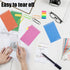 Koogel Top Bound Pocket Notebooks, Small Spiral Memo Pads Lined 3x5 Ruled Pocket Notebook Durable Cover Notebooks 50 Sheets/6 Pads for Office Scho...
