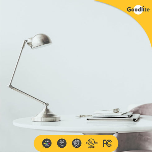 Goodlite G-19896 MR16 LED 7 Watt (50-Watt Replacement), 40° Flood, CRI90+, 550 Lumen, Spot Light Bulb, Dimmable, UL-Listed, Cool White 4100K...