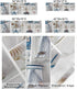 Summer Coastal Grid Valances Curtain for Kitchen Cafe, Ocean Starfish Lighthouse Window Valance Short Curtains 42"x 12" Rod Pocket Windows Treatme...