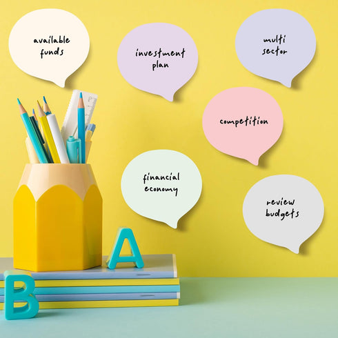 Bubble Sticky Notes 3x3, 420 Sheet, 6 Pads, Cute Morandi Sticky Notes, Super Sticking Power, Easy to Post for Home, Study, and Daily Life Organiza...