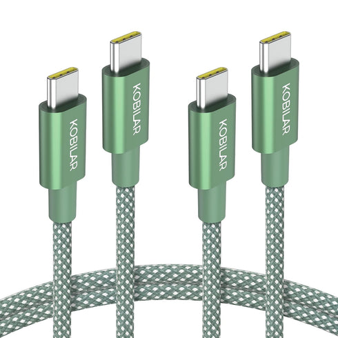USB C to USB C Cable,60W 3A Fast Charging USB C Charger Cable,2pack-5ft, Alluminum Shell Type C to Type C Cable for iPhone15/15Pro/15Plus/15ProMax...