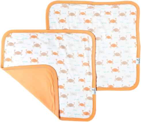 Copper Pearl Baby Security Blanket Set of 2 - Portable Size for Self-Soothing On-The-Go, Ideal Baby Blankets for Boys and Girls, Ultra-Soft, and G...