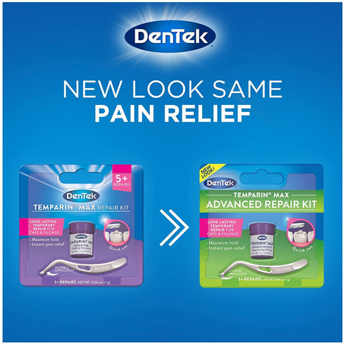 DenTek Temparin Max Caps & Fillings Repair Kit - 0.0733 oz, Pack of 4...