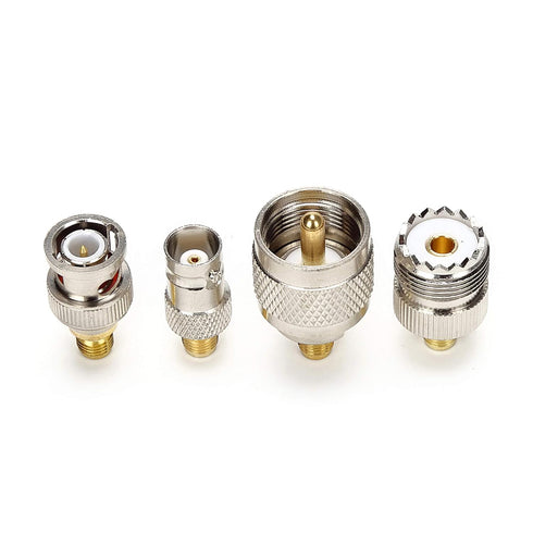 SMA Connector Kit in Adapter Standard SMA/BNC/UHF/N/F Male to Female Cable Connector Converter Converter Pack of 16...