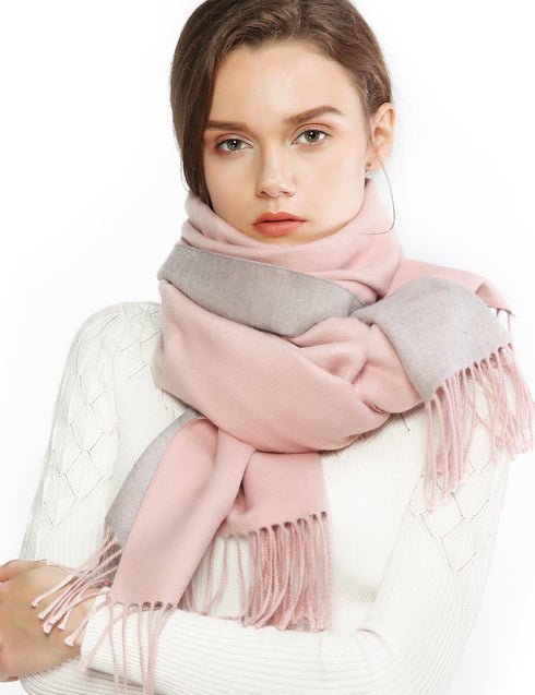 RIIQIICHY Pashmina Shawls and Wraps for Evening Dresses Scarfs for Women Fall Winter Travel Blanket Scarf Large Warm Scarves...