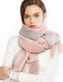 RIIQIICHY Pashmina Shawls and Wraps for Evening Dresses Scarfs for Women Fall Winter Travel Blanket Scarf Large Warm Scarves...