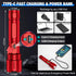 Flashlights High Lumens Rechargeable, 100000 Lumens Super Bright LED Powerful Flashlight, Type-C, 5 Modes, Zoomable, IPX5 Waterproof High Powered ...