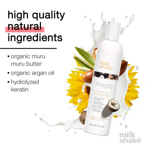 milk_shake Integrity Nourishing Conditioner - Anti Frizz Conditioner with Muru Muru Butter, Paraben Free, 1.7 Fl Oz...